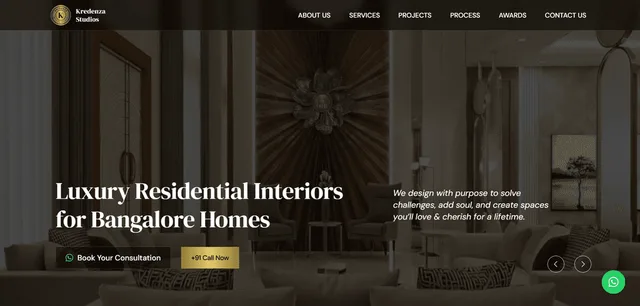 Kredenza Studios website
