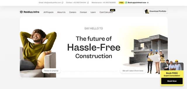 Reidius Infra website
